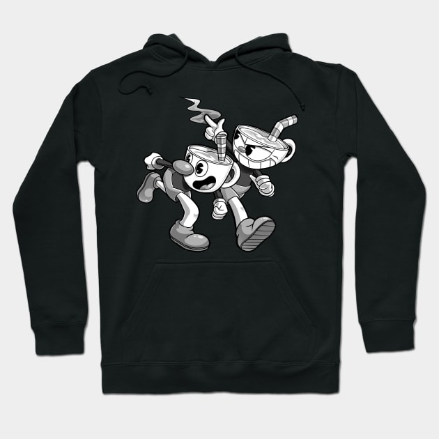 Cuphead and Mugman Hoodie by Despuntater